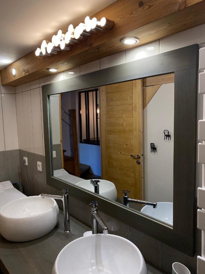 La Grange Auguste Avec Sauna Jacuzzi Vénosc Exterior foto